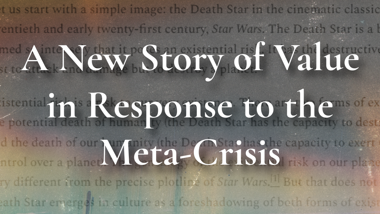 A New Story of Value in Response to the Meta-Crisis